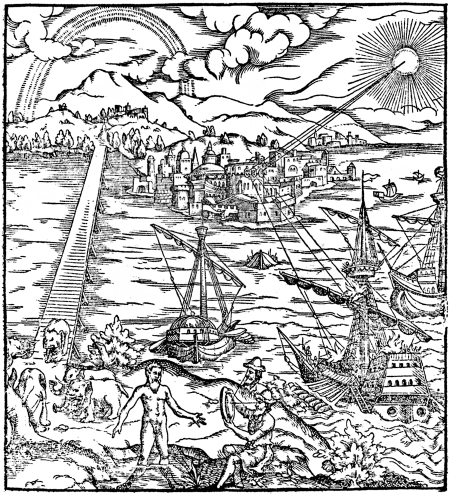 Book of Optics title page engraving Opticae Thesaurus- wikipedia
