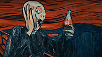  'the Scream', advert from Coca Cola