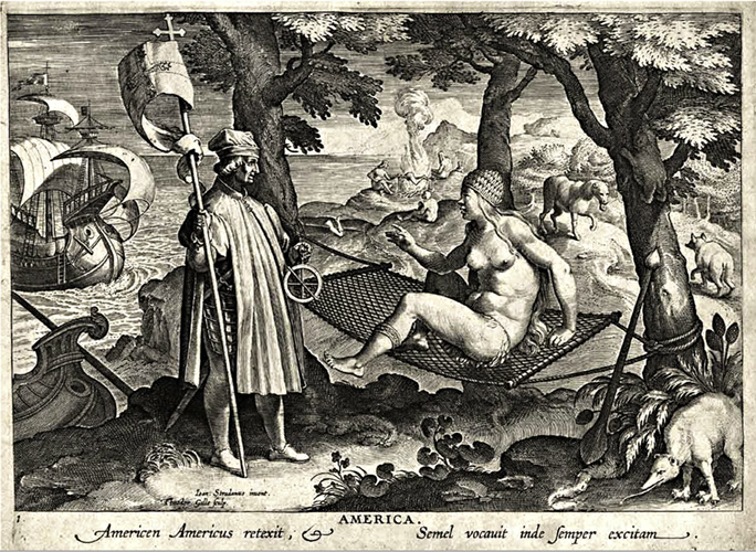Nova Reperta Allegory of America
