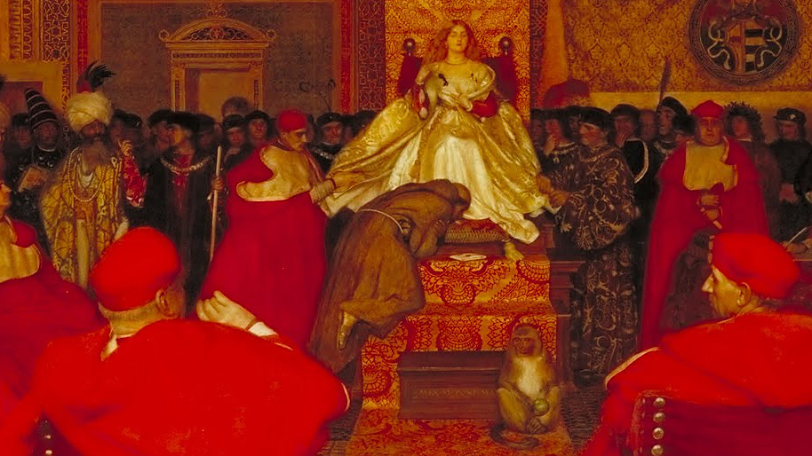 Lucretia Borgia Reigns in the Vatican in the Absence of Pope Alexander VI,
Frank Cadogan Cowper Around 1910