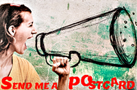course: 'I Can See', chapter: Collage examples, page: 'Sent Me A Postcard'